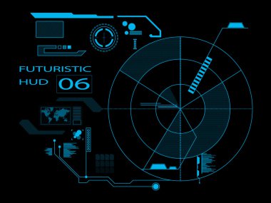 fütüristik kullanıcı arabirimi hud