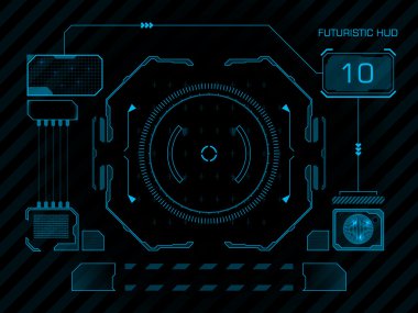 fütüristik kullanıcı arabirimi hud