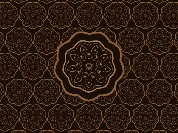 Ornamento oriental patrón vectorial — Archivo Imágenes Vectoriales