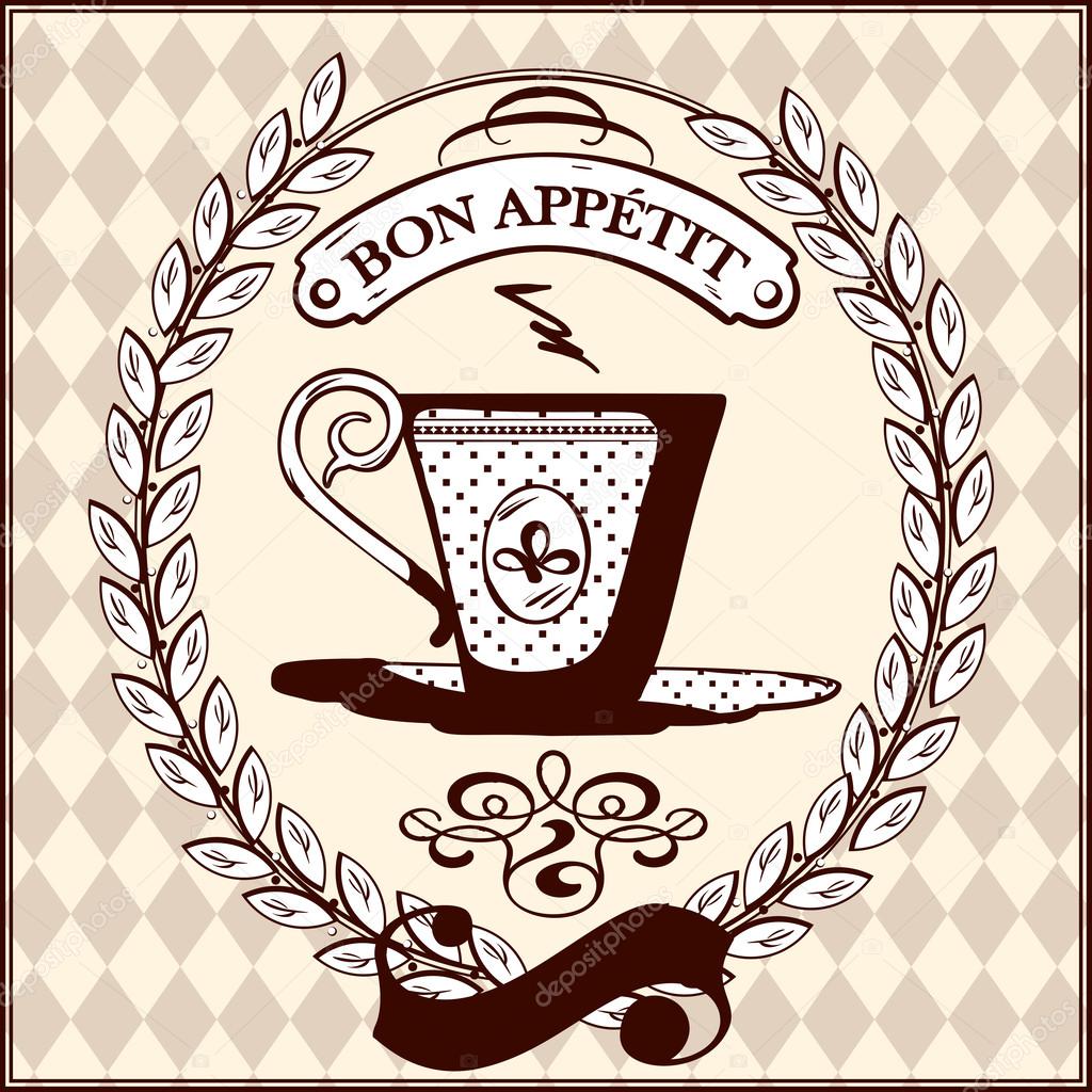 Vintage Coffee Cup Vector Vintage Coffee Cup Vector