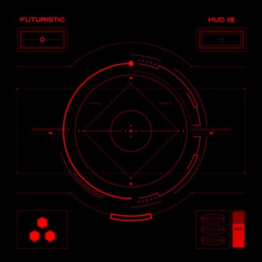 fütüristik kullanıcı arabirimi hud
