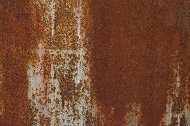 Eskimiş paslı metal duvar dokusu, grunge arkaplanı..