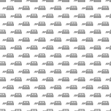 Kusursuz para veya banknot desenli kare arkaplan.