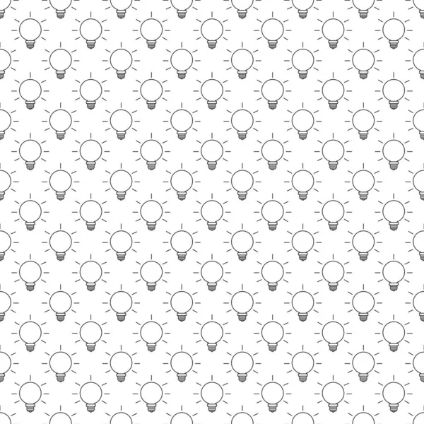 Бесшовные Линии Лампочки Рисунок Картины — стоковое фото