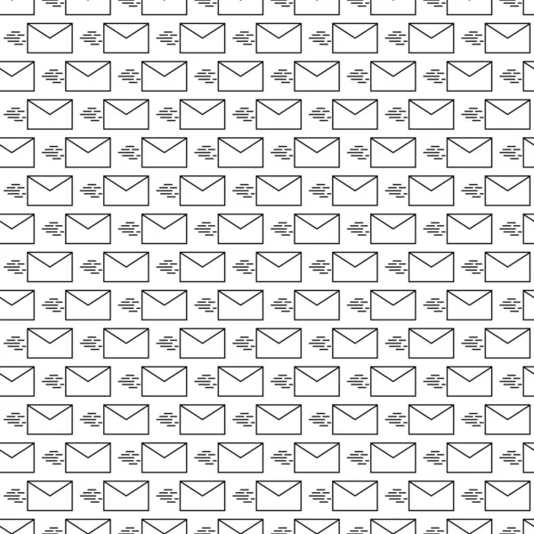 Nahtlose Versendung Von Mail Muster Quadratischen Hintergrund Stockfoto