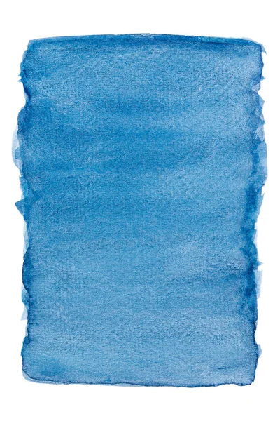 Recorte Pintura Mano Elemento Acuarela Azul Producto Arte Artesanía Elemento — Foto de Stock