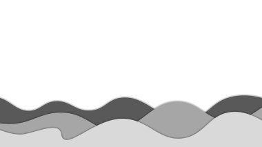 Dalgalı zarif kağıt kesim katmanları arkaplanı