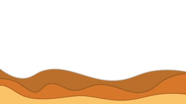 Dalgalı zarif kağıt kesim katmanları arkaplanı