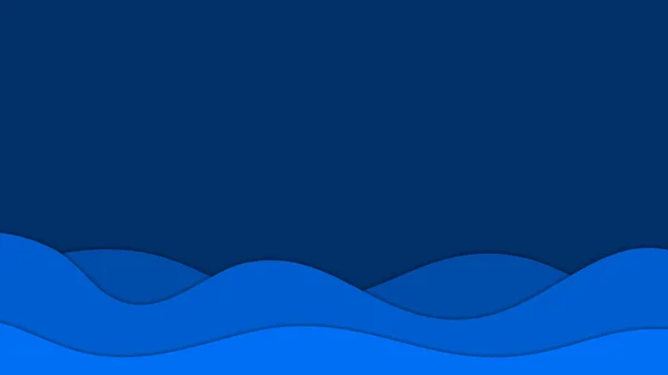 Wavy Elegant Papercut Layers Background — Zdjęcie stockowe