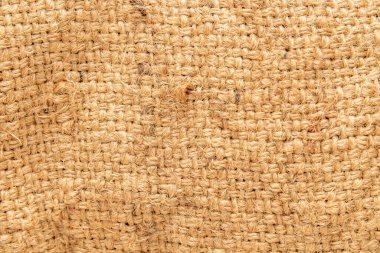 Natural Burlap Background. Linen Fabric Texture. Burlap Fabric, Rustic Hessian or Sack Cloth Wallpaper.