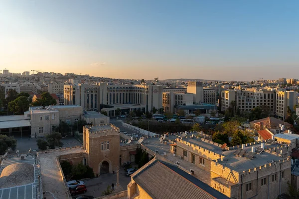 Επισκόπηση Της Ιερουσαλήμ Από Τον Πύργο Του Καθεδρικού Ναού Του — Φωτογραφία Αρχείου