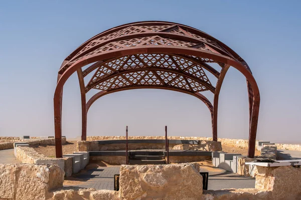 Viewpoint Overlooking Ashalim Power Station Solar Power Station Built Negev — Stockfoto