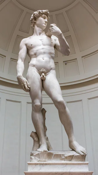Florence, Italy 05-28-2017 Sculpture of Michelangelo's David at the Accademia Gallery in Florence, Firenze, Italy