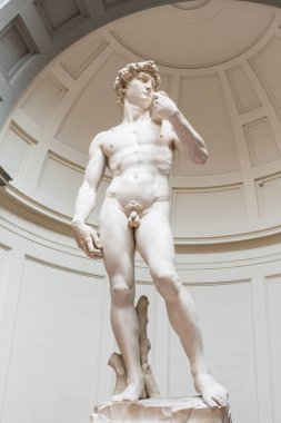 Florence, Italy 05-28-2017 Sculpture of Michelangelo's David at the Accademia Gallery in Florence, Firenze, Italy