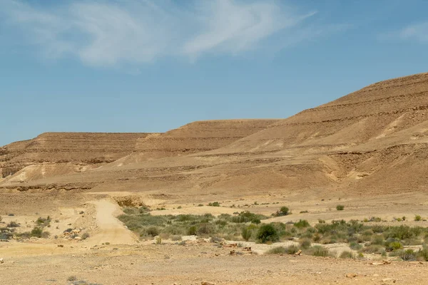 Güney İsrail 'deki Negev Çölü' nün güzel manzarası 