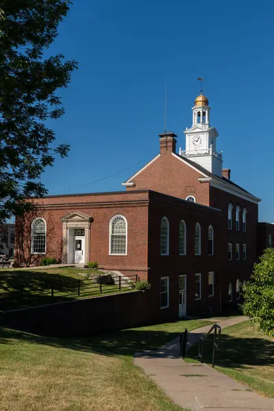 Fergus Falls Minnesota Estados Unidos Julio 2022 Edificio Del Ayuntamiento — Foto de Stock