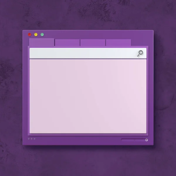 Window of OS System  / Window/Tab of browser + Search bar