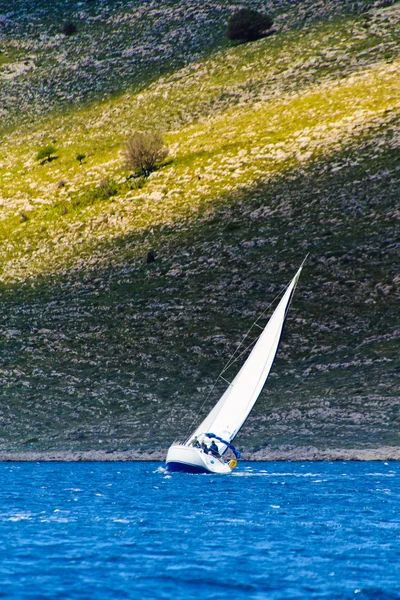 Sailing in the Adriatic sea — Stock Photo, Image