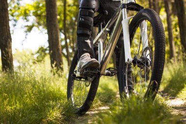 Mountain biker