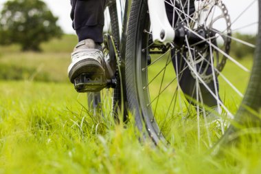 Mountain biker