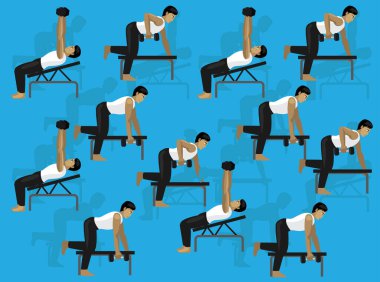 Dumbbell Manga Çizgi Filmini Taşır Kusursuz Duvar Kağıdı 2-01