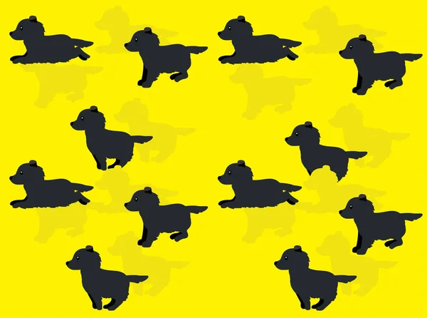 Γελοιογραφία Σκυλιών Gronendael Character Vector Seamless Wallpaper — Διανυσματικό Αρχείο