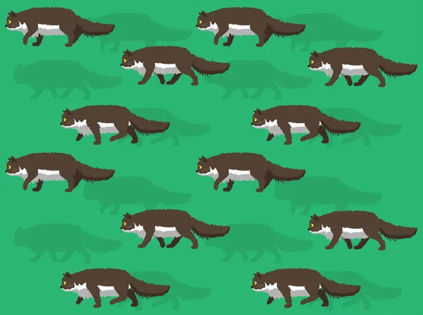 Cat Cartoon Ragamuffin Character Vector Seamless Wallpaper — 스톡 벡터