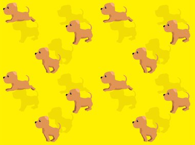 Dog Breed Dogue de Bordeaux Çizgi Filmlerinin Kusursuz Duvar Kağıdı Arkaplanı