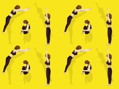 Jimnastik Hareketleri Tsukahara Kusursuz Duvar Kağıdı Arkaplanı