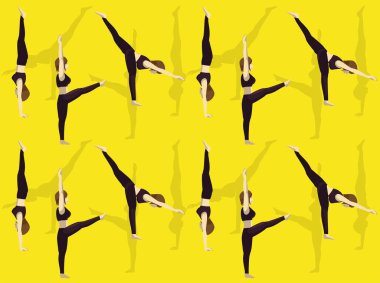 Jimnastik Hareketleri Amuda Kalkmayan Duvar Kağıdı Arkaplanı