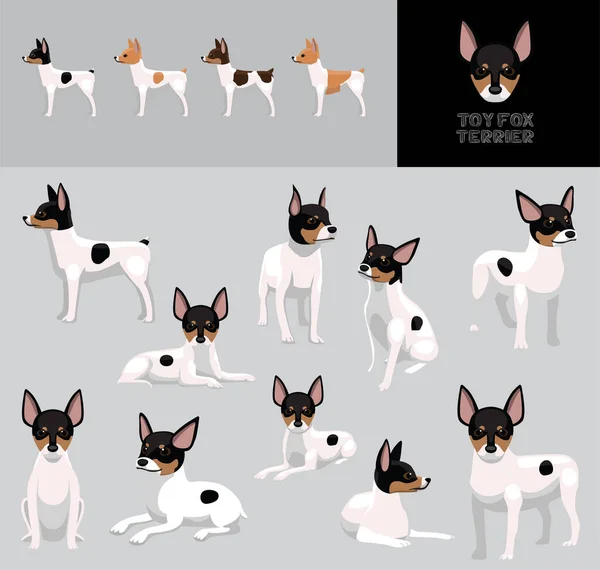 ขของเล Fox Terrier การ นเวกเตอร ภาพประกอบช — ภาพเวกเตอร์สต็อก