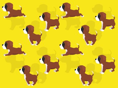 Köpek Tarafı Koşan Boksör Kahverengi Ceketli Kusursuz Duvar Kağıdı Arkaplanı