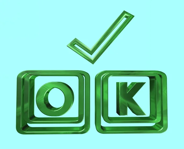 Symbol ok — Stock Photo, Image