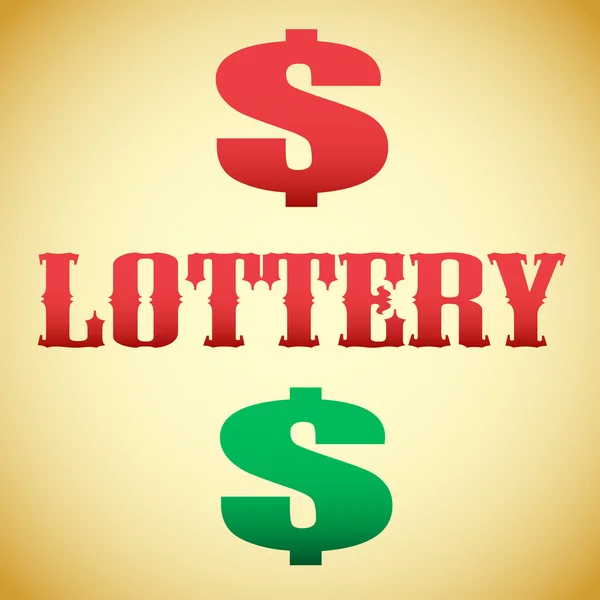 Loterij — Stockvector