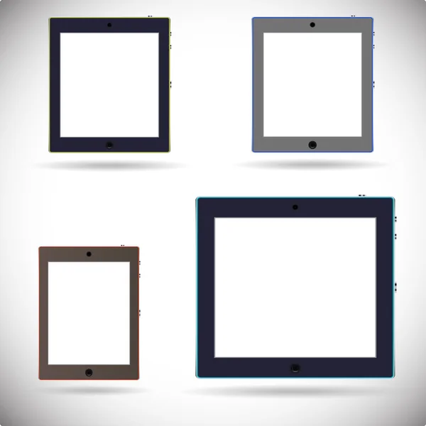 Tablet PC, telefoon — Stockvector