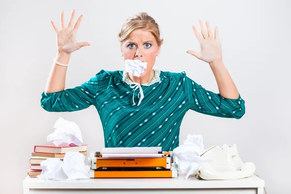 Estoy sobrecargado de trabajo — Foto de Stock