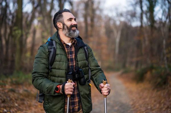 自然の中でハイキングを楽しむ人のイメージ — ストック写真