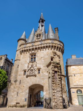 The Porte Cailhaud city gate in Bordeaux France