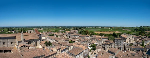 Panoramic view of Saint Emilion near Bordeaux France