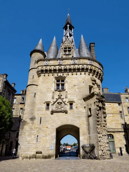 The Porte Cailhaud city gate in Bordeaux France