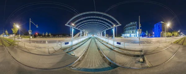 Arrêt de tramway à Hanovre . — Photo