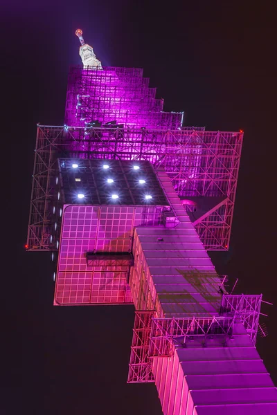 Telekomunikační věž telemax v Hannoveru Stock Obrázky