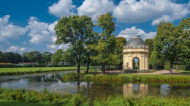 Herrenhausen bahçede, hannover köşk