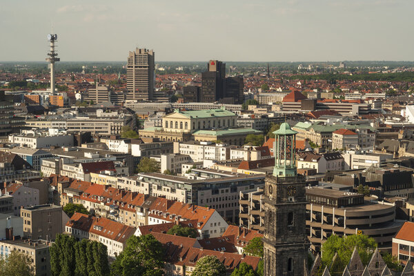 HANNOVER, GERMANY - MAY 12, 2008: Hannover is the capital of the federal state of Lower Saxony.