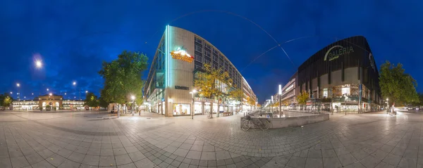 Estación de tren Plaza en Hannover. Panorama . — Foto de Stock