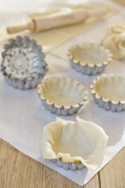 hazırlanan ham tartalettes