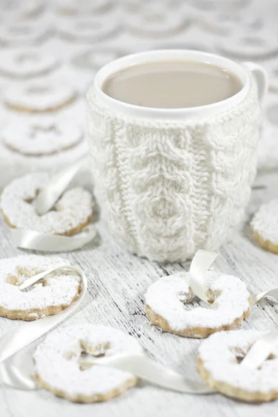 Canestrelli y café — Foto de Stock