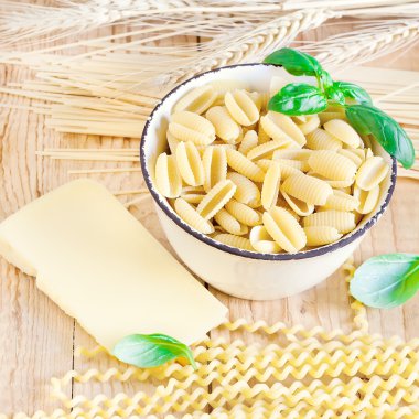 Makarna ve fesleğen