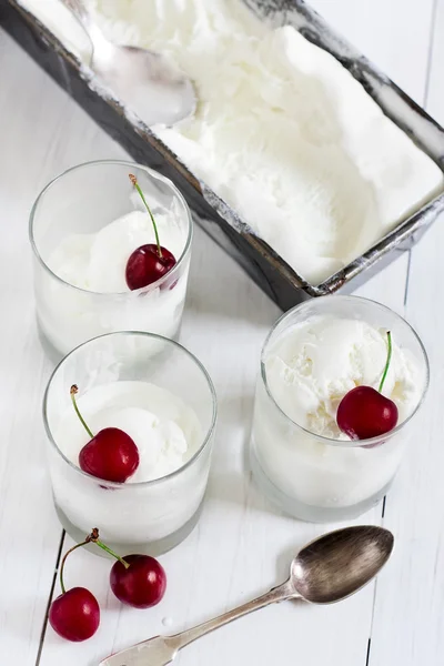 Homemade ice cream — Stock Photo, Image