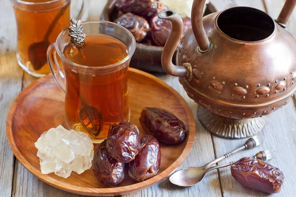 Arab tea és időpontok — Stock Fotó